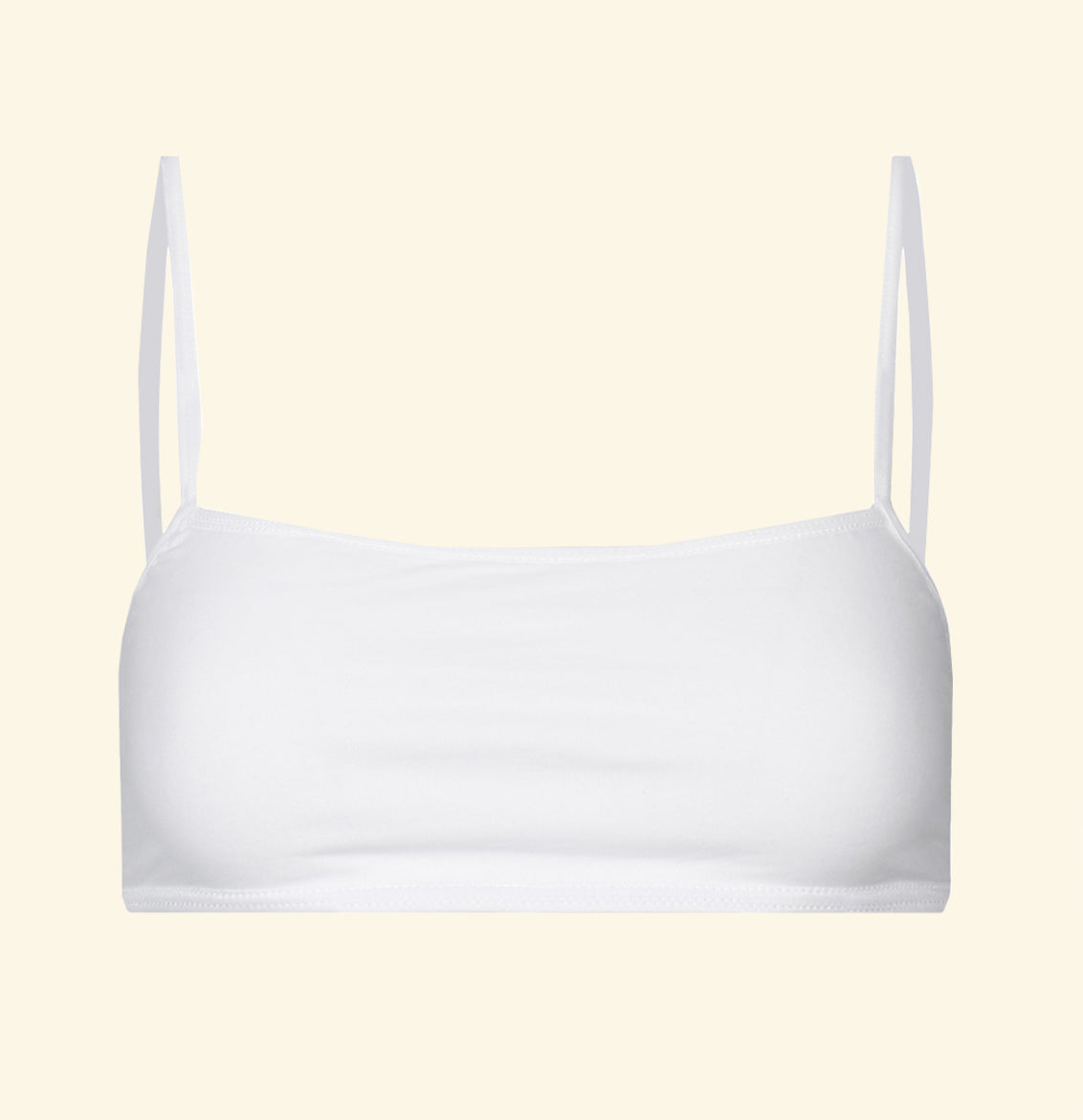 White Scoop Bra ☆