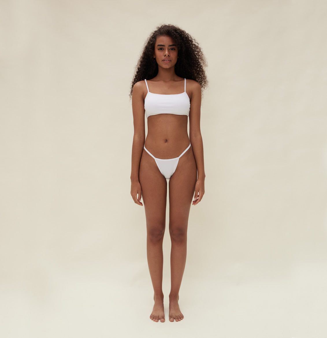White Scoop Bra ☆