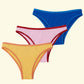Pack de 3 Bikini Panties (Xaica + Luisa + Freddy) ☆