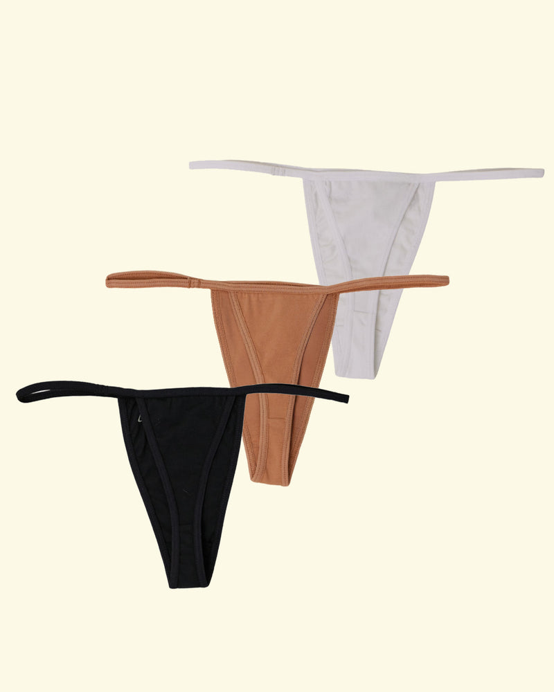 Pack de 3 Thongs ☆